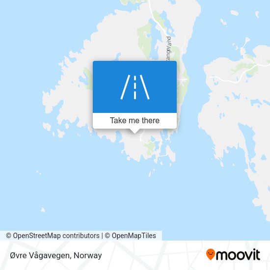 Øvre Vågavegen map
