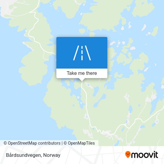 Bårdsundvegen map