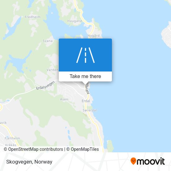 Skogvegen map