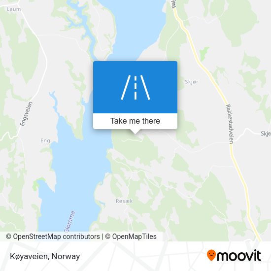 Køyaveien map