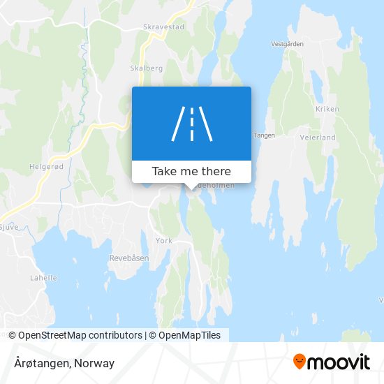 Årøtangen map