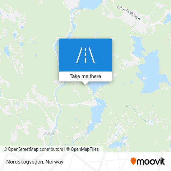 Nordskogvegen map