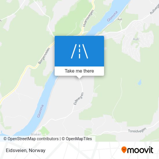 Eidsveien map