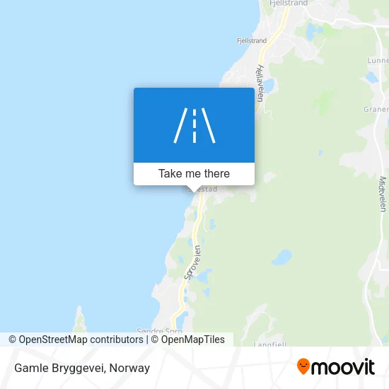 Gamle Bryggevei map