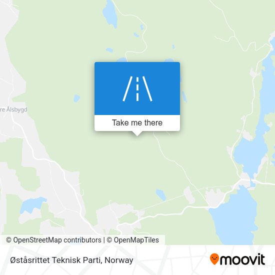 Øståsrittet Teknisk Parti map