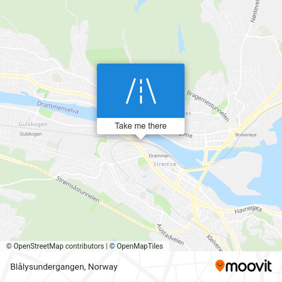 Blålysundergangen map