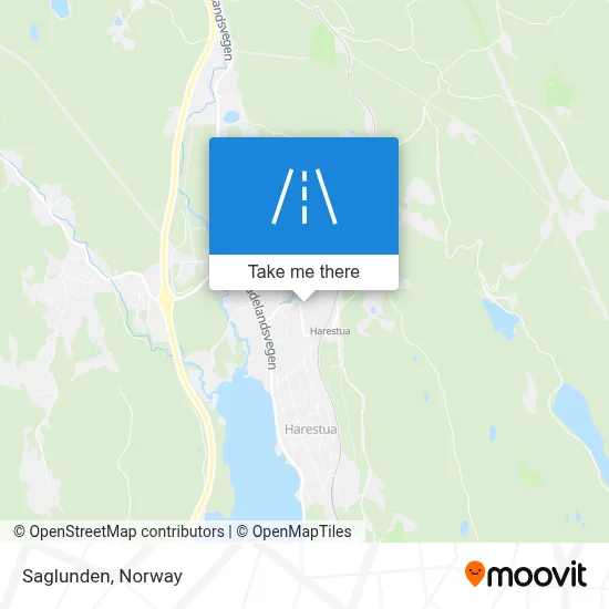 Saglunden map