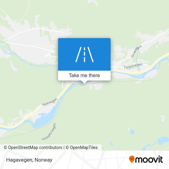 Hagavegen map