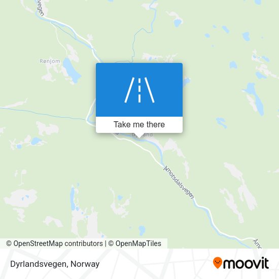 Dyrlandsvegen map