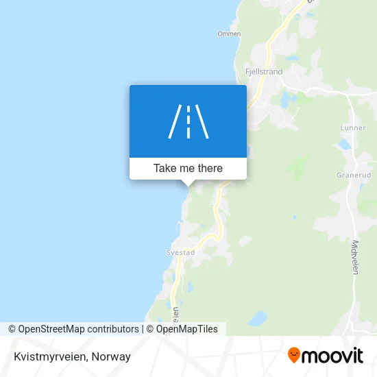Kvistmyrveien map