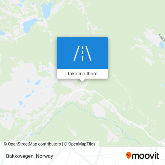 Bakkovegen map