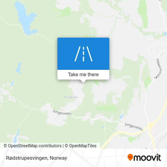 Rødstrupesvingen map