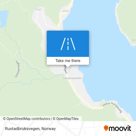 Rustadbruksvegen map