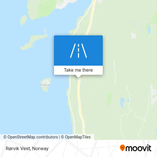 Rørvik Vest map
