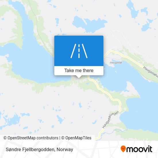 Søndre Fjellbergodden map