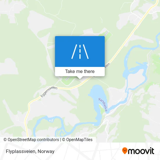 Flyplassveien map