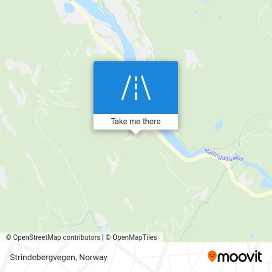 Strindebergvegen map