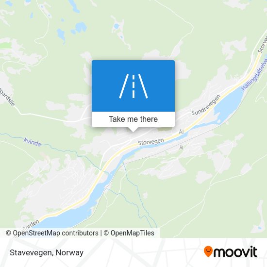 Stavevegen map