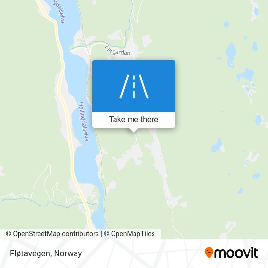 Fløtavegen map