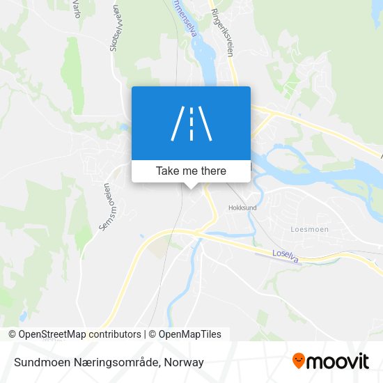 Sundmoen Næringsområde map