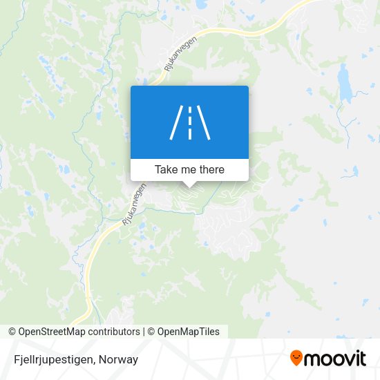 Fjellrjupestigen map