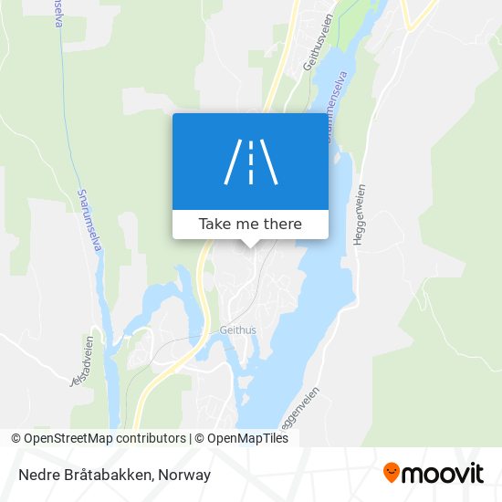 Nedre Bråtabakken map