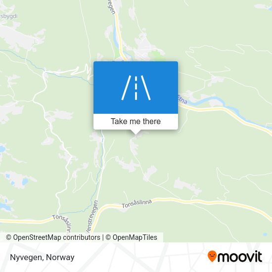 Nyvegen map