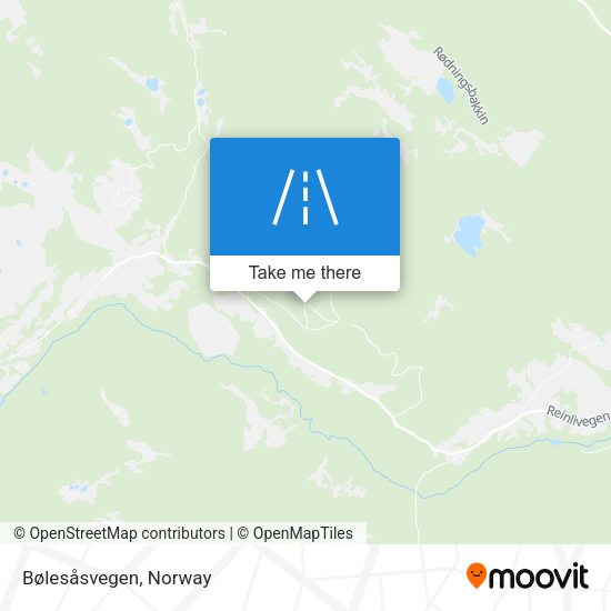 Bølesåsvegen map