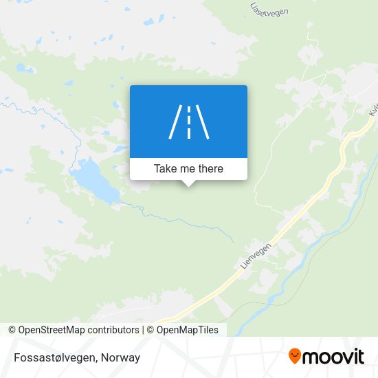 Fossastølvegen map