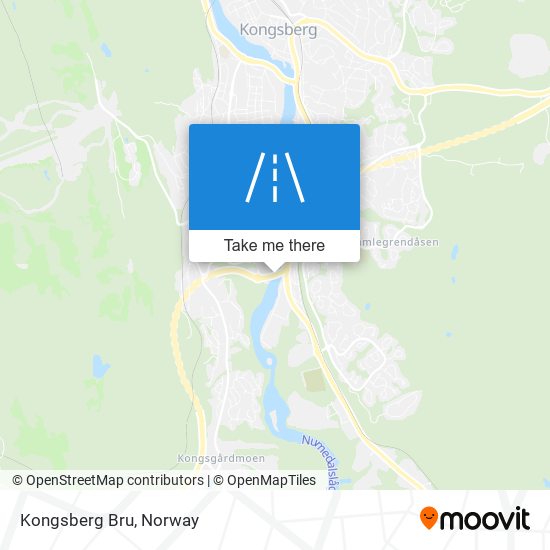 Kongsberg Bru map