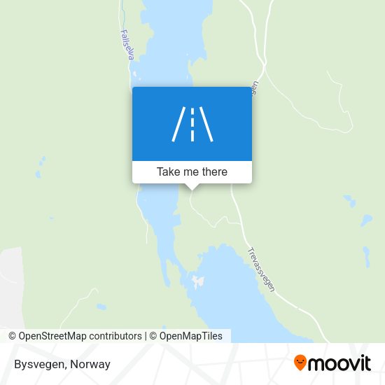 Bysvegen map