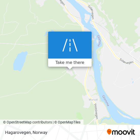 Hagarovegen map