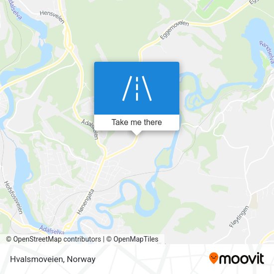 Hvalsmoveien map