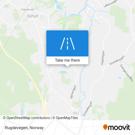Rugdevegen map