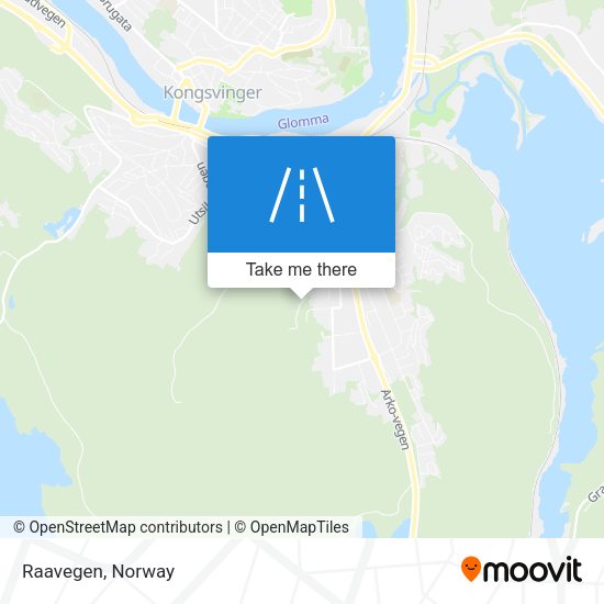 Raavegen map