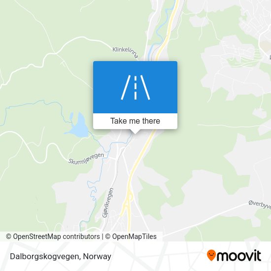 Dalborgskogvegen map