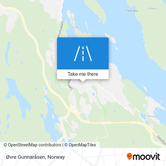 Øvre Gunnaråsen map