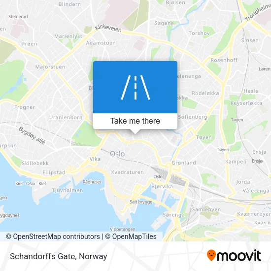 Schandorffs Gate map