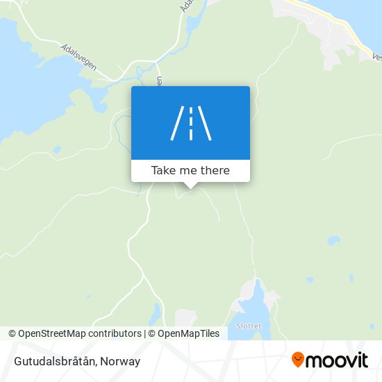 Gutudalsbråtån map
