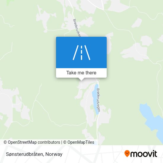 Sønsterudbråten map