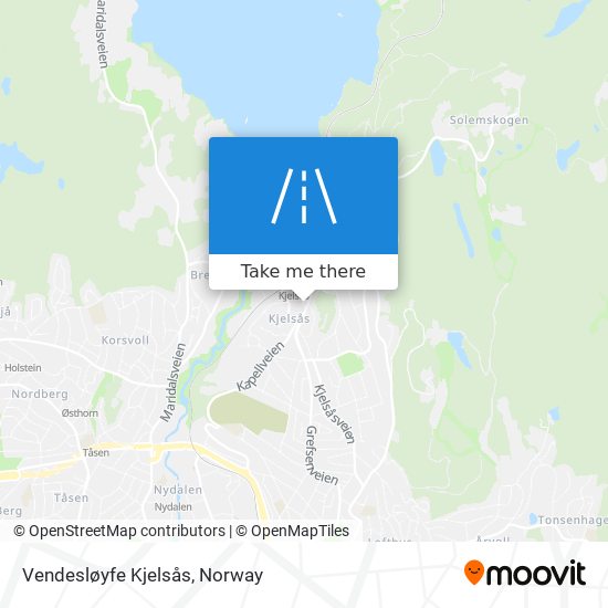 Vendesløyfe Kjelsås map