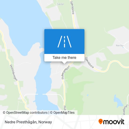 Nedre Presthågån map