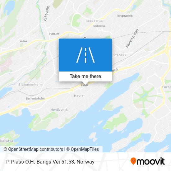 P-Plass O.H. Bangs Vei 51,53 map