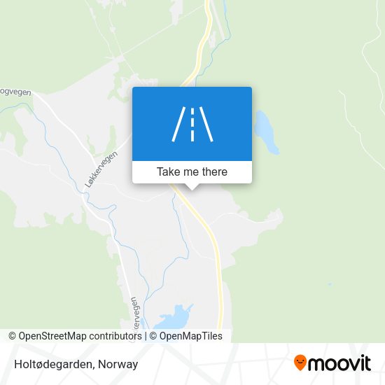 Holtødegarden map