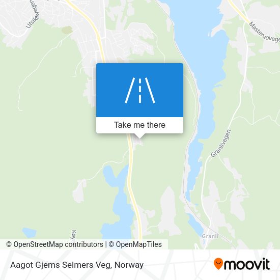 Aagot Gjems Selmers Veg map