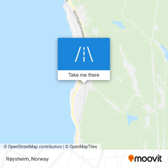 Røysheim map