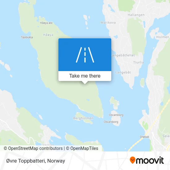 Øvre Toppbatteri map