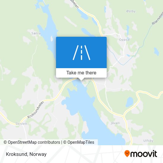 Kroksund map