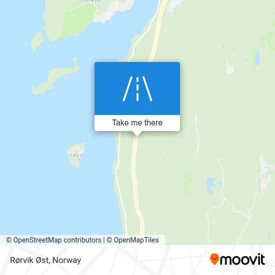 Rørvik Øst map