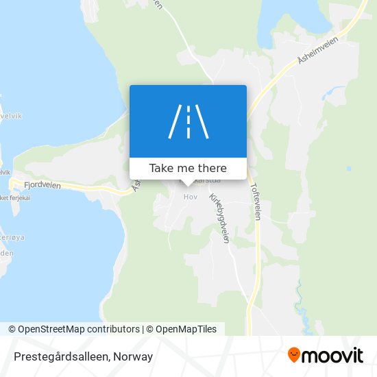 Prestegårdsalleen map